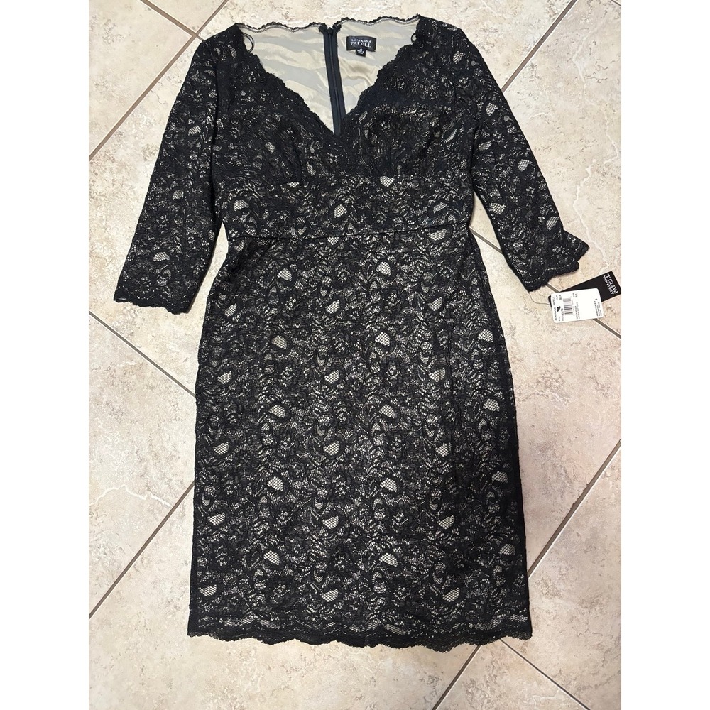 Adrianna‎ Papell Dress lace formal dress size 10 NWT